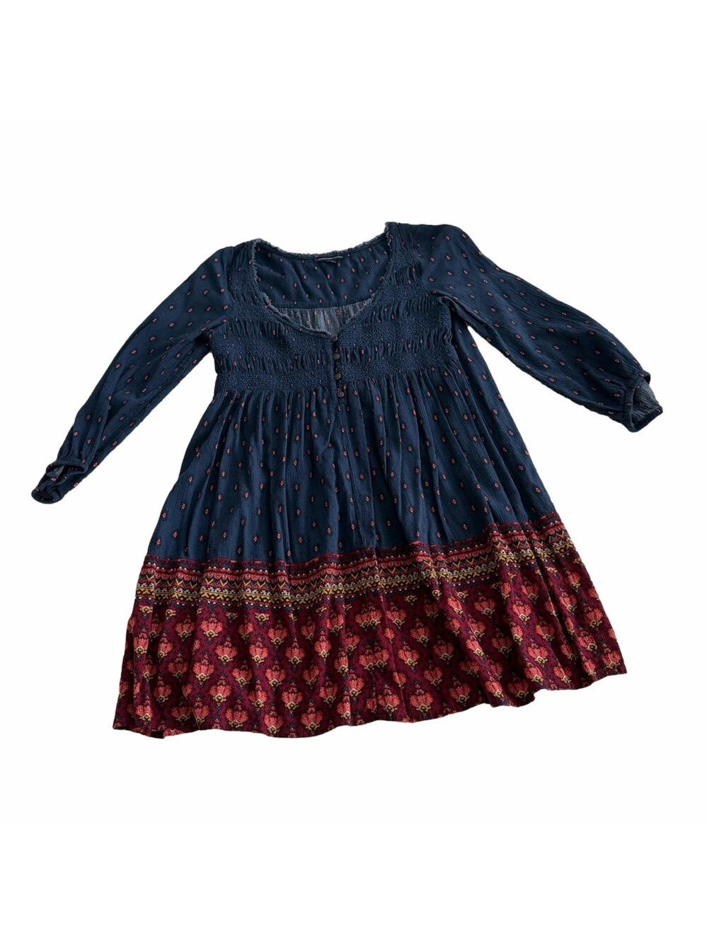 American Eagle Outfitters Boho peasant festival cottagecore dress sz small